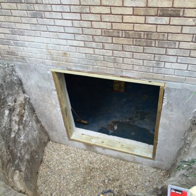 recent egress window installations, egress3