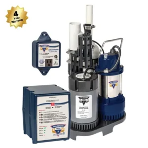 QuickFlo pro series battery backup sump pump, quickflo