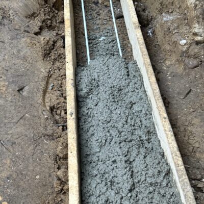 recent basement waterproofing work, scaled